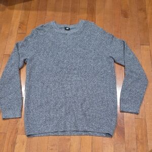 H&M Men's Crewneck Sweater in Heather Gray Size XL